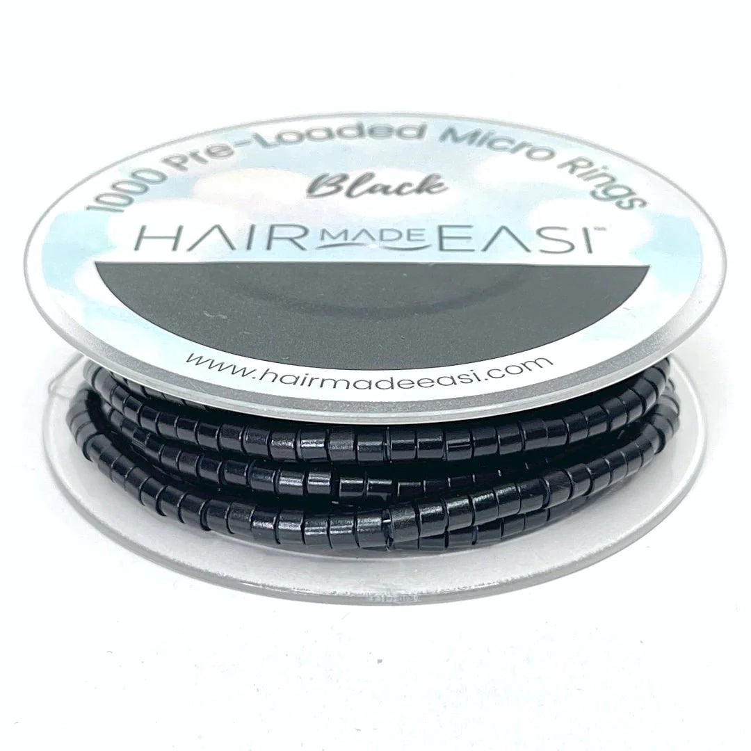 Hair Made Easi Pre-Loaded Micro Rings (1000) - Silicone Lined