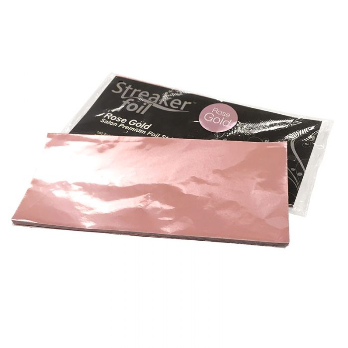 Streaker Foil Long (Rose Gold) x 100 Sheets