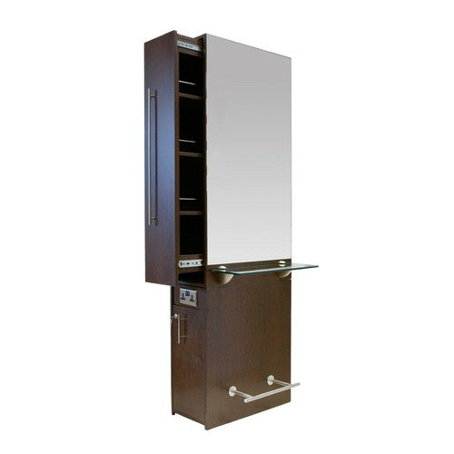 Crewe Barbados Lux Styling Unit with Sliding Storage 